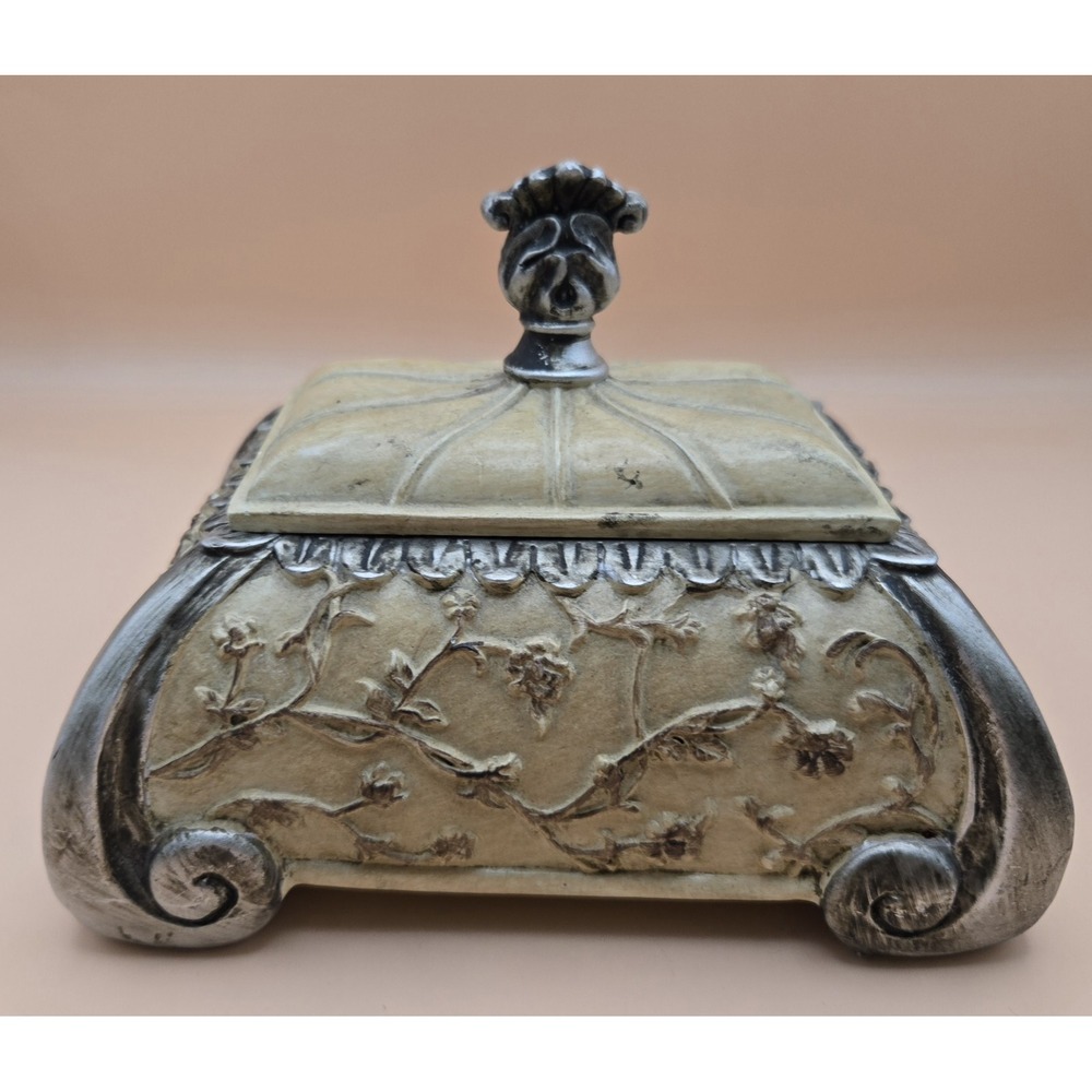 Vintage Trinket Box Lid And Handle‎ Creative Home Accents Old World